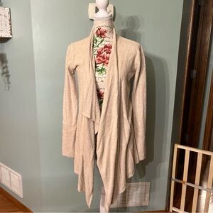 Barefoot Dreams Cream Open-Front Cardigan